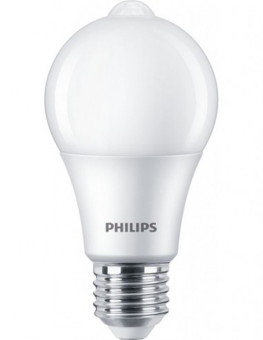 Bombilla LED · Philips · Sensor Pack 1x60W A60 E27 4000K 806 Lúmenes